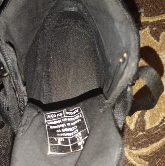 Dr.Martens Black Combs Combat Boots - Picture 8 of 9